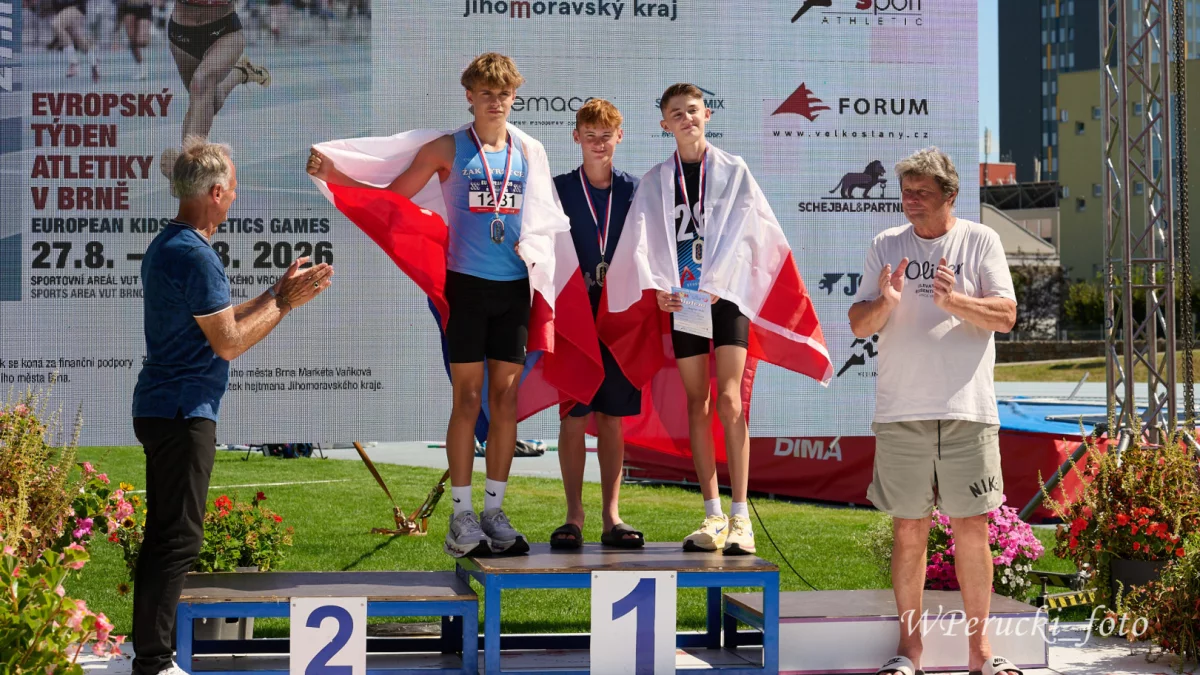 Sukces młodego limanowianina! Jakub Bugański z brązowym medalem European Kids Athletics Games 2026