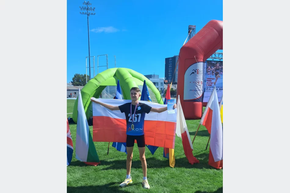 Sukces młodego limanowianina! Jakub Bugański z brązowym medalem European Kids Athletics Games 2026 - zdjęcie 9