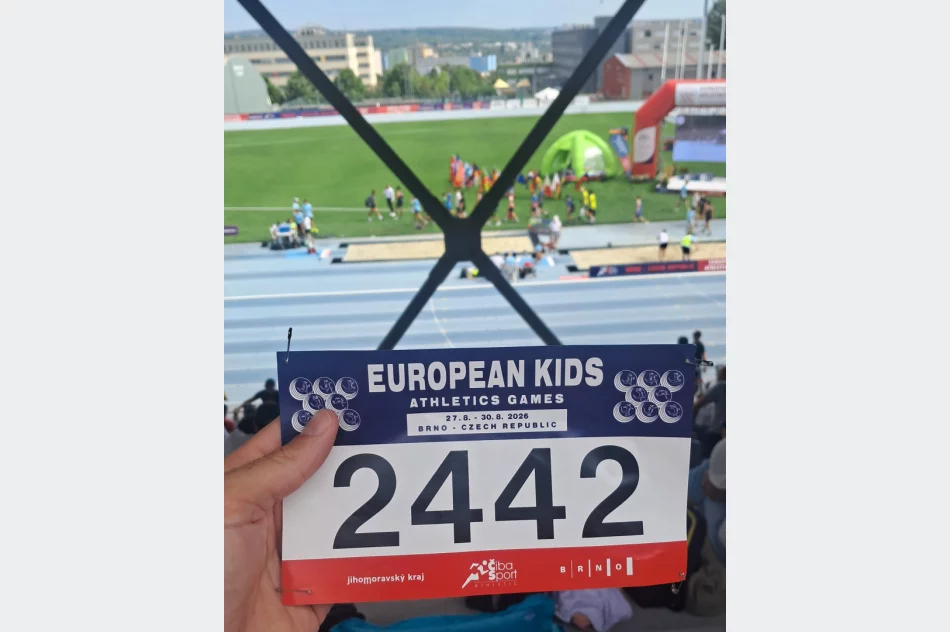 Sukces młodego limanowianina! Jakub Bugański z brązowym medalem European Kids Athletics Games 2026 - zdjęcie 11