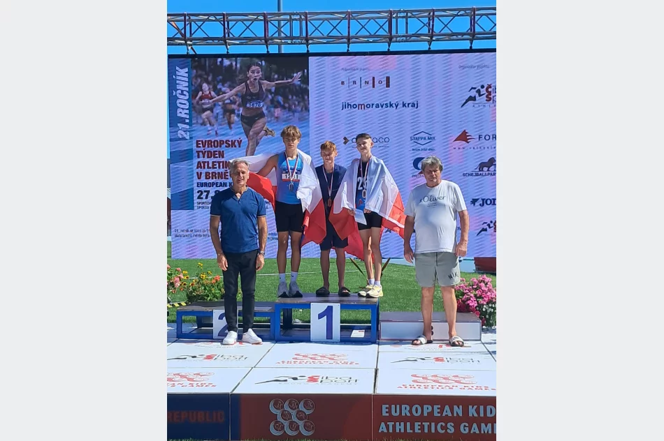 Sukces młodego limanowianina! Jakub Bugański z brązowym medalem European Kids Athletics Games 2026 - zdjęcie 12