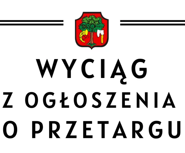 Wyciąg z ogłoszenia o przetargu - Zdjęcie główne