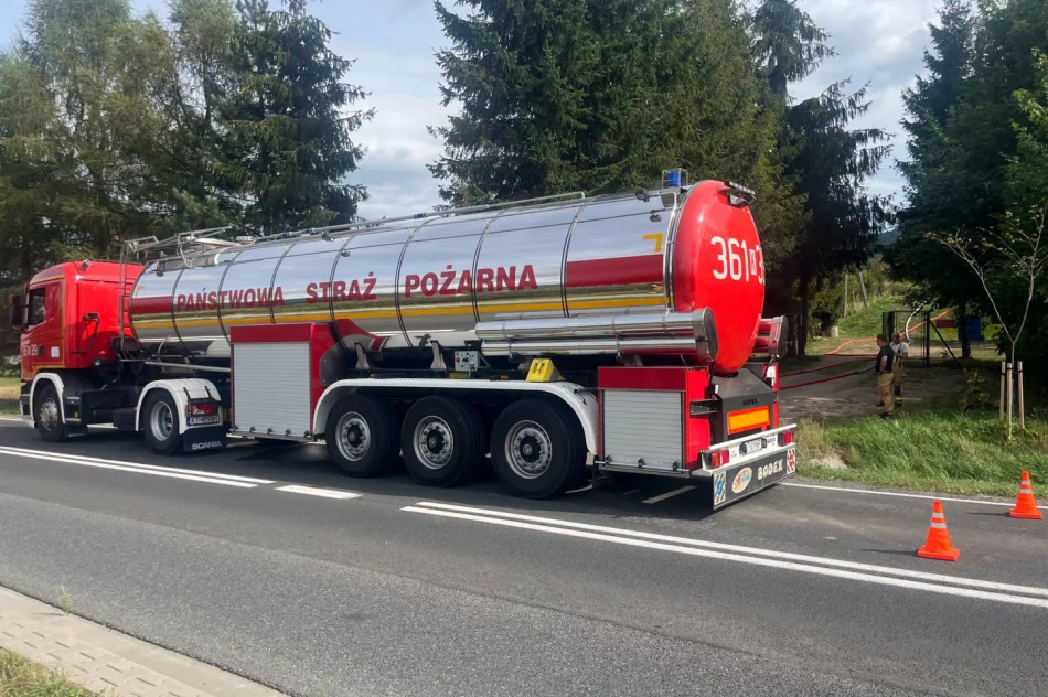 Straż dowozi wodę. W gminie obowiązuje stan kryzysowy - zdjęcie 3