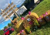 Parada traktorów i ozdoby na dożynkach - zdjęcie główne