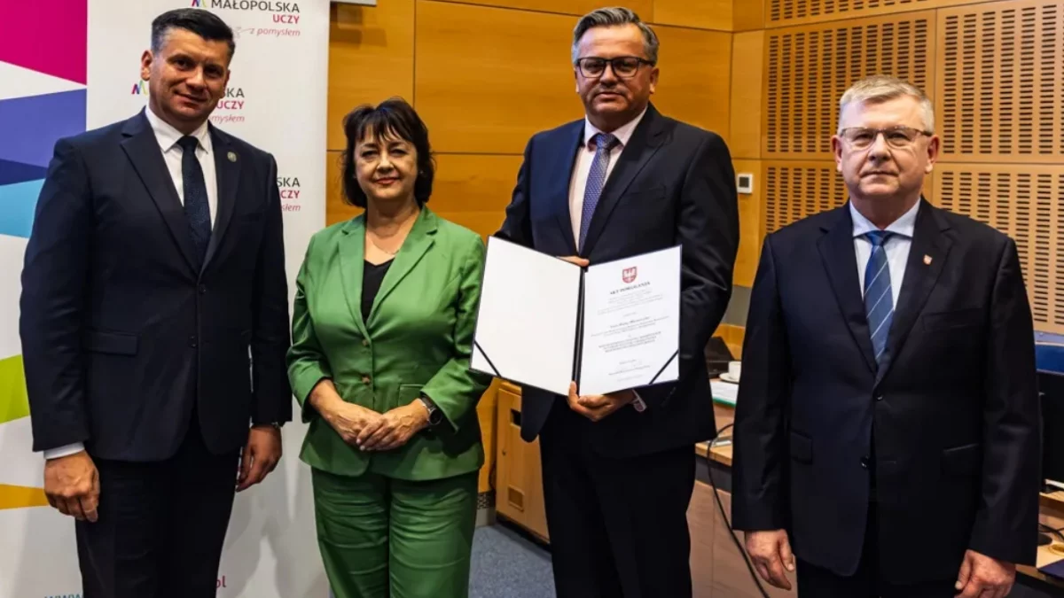 Dyrektor z Limanowej w małopolskim zespole