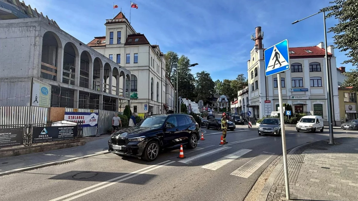 Potrącona kobieta trafiła do szpitala