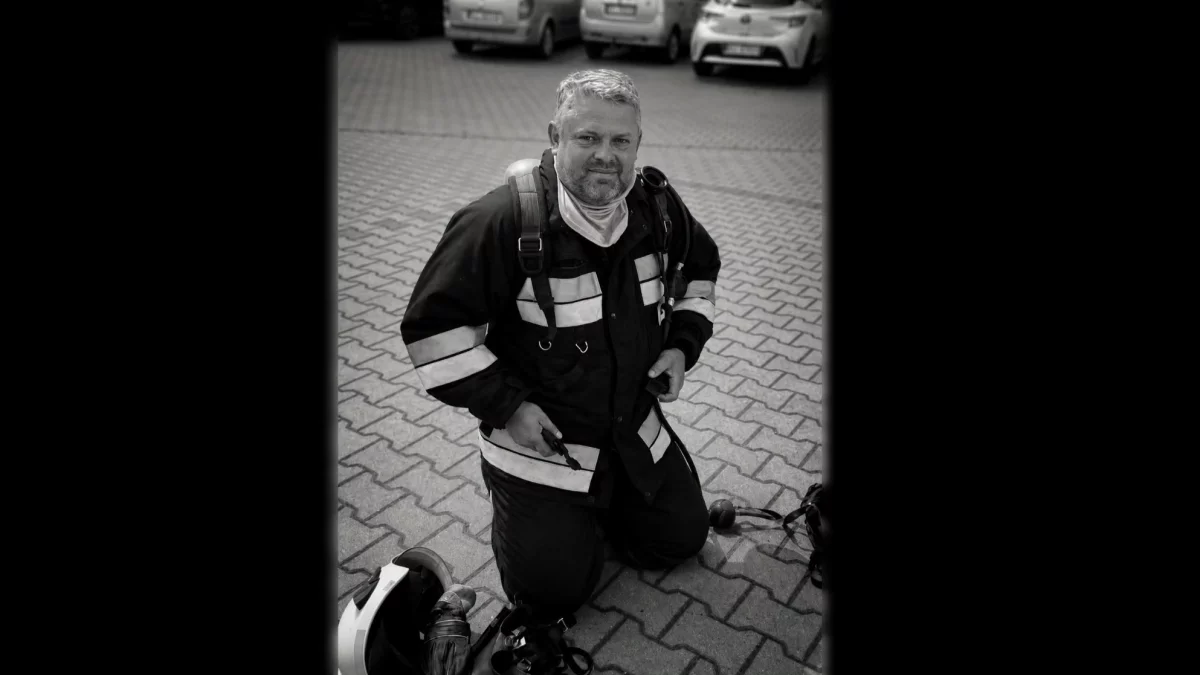 Zdjęcie pamiątkowe druha Michała Wójcika