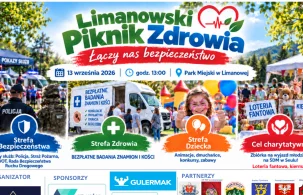 Limanowski Piknik Zdrowia - łączy nas bezpieczeństwo. Fundacja Limanowska zaprasza mieszkańców na rodzinne wydarzenie - zdjęcie główne