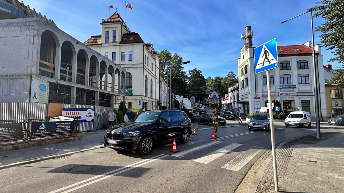Przejście dla pieszych, na którym doszło do kolizji z udziałem samochodu