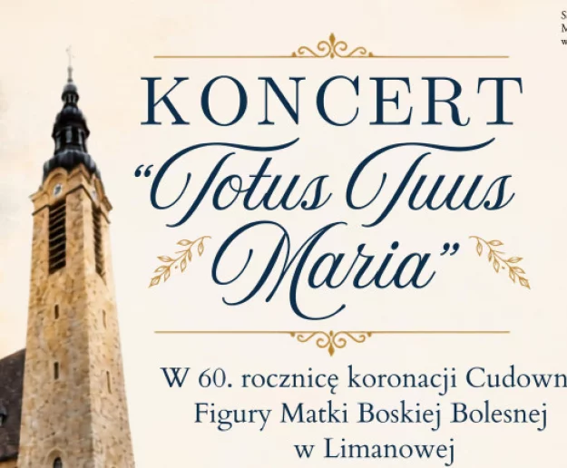 „Totus Tuus Maria” – zapraszamy na wyjątkowy koncert w Bazylice Matki Boskiej Bolesnej - Zdjęcie główne