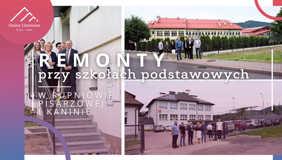 Odbiory prac remontowych przy szkołach podstawowych w Rupniowie, Pisarzowej oraz Kaninie - zdjęcie 1