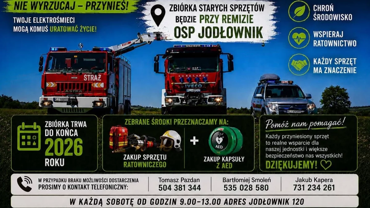 OSP zbiera elektrośmieci na sprzęt ratowniczy