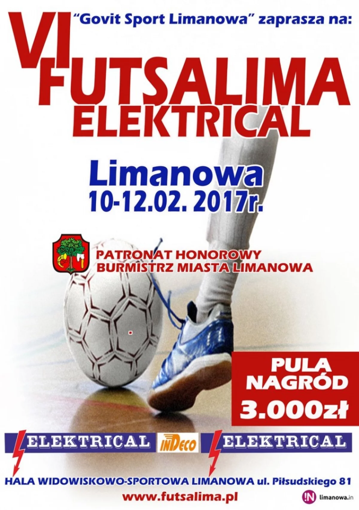Ogólnopolski turniej futsalowy w Limanowej: sobota ostatnim dniem zgłoszeń.