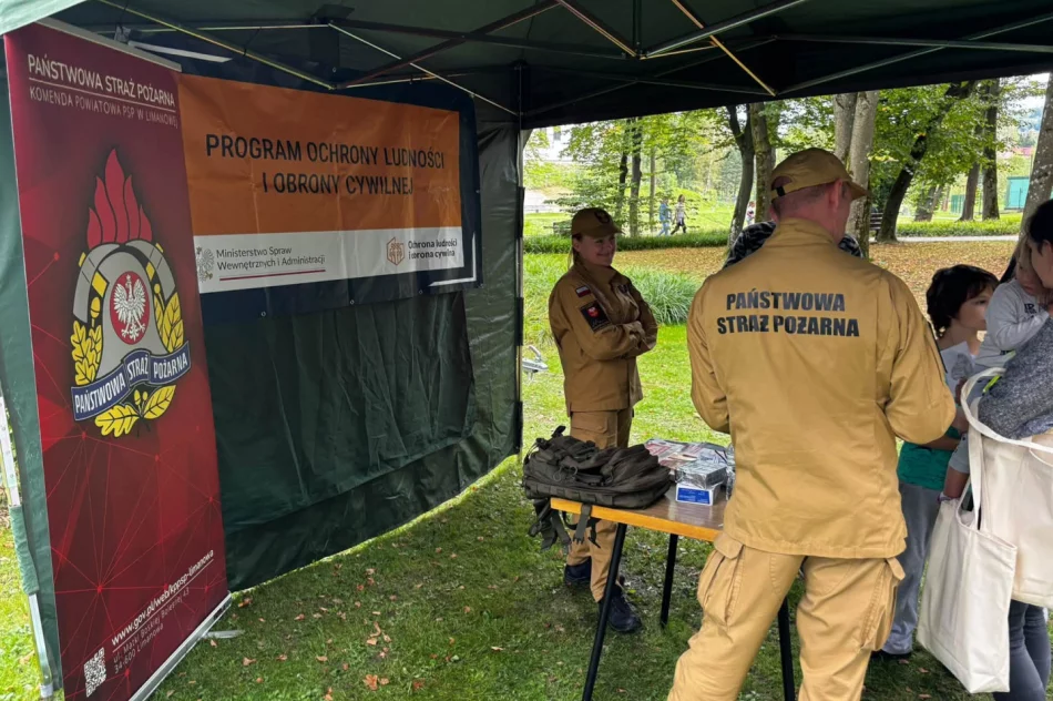 Limanowski Piknik Zdrowia „Łączy nas bezpieczeństwo” odbył się w Parku Miejskim - zdjęcie 13