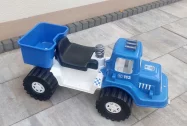 Autko JEŹDZIK Policja  ZABAWKA Dla DZIECI Samochód AUTO PCHACZ DLA DZIECKA DUZE 80cm do ogrodu duże koła - zdjęcie główne