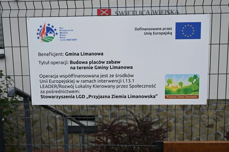 Nowe place zabaw powstały na terenie gminy Limanowa - zdjęcie 6