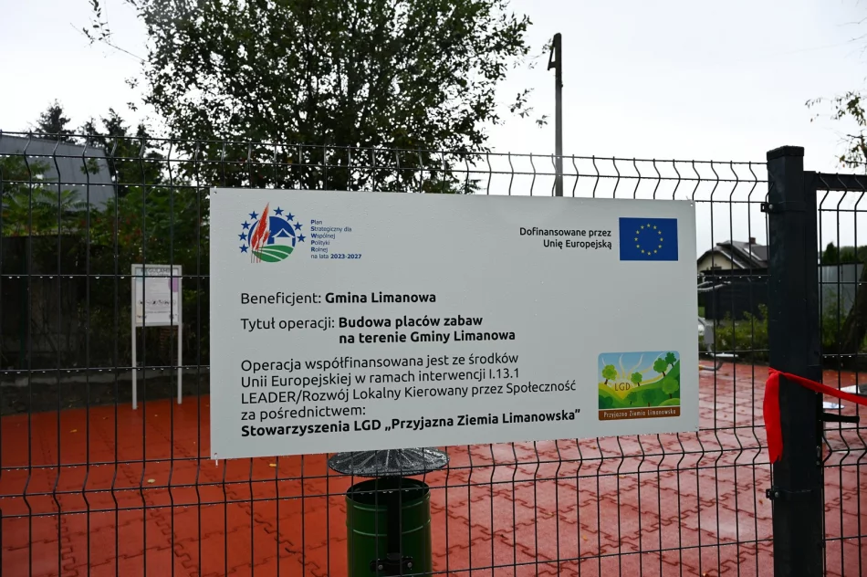 Nowe place zabaw powstały na terenie gminy Limanowa - zdjęcie 10