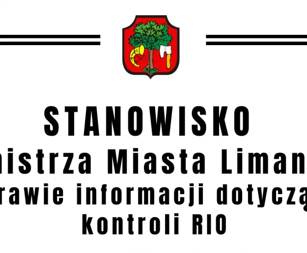 Stanowisko Burmistrza Miasta Limanowa w sprawie publikacji dotyczącej kontroli RIO i umów z MZGKiM Sp. z o.o. - Zdjęcie główne