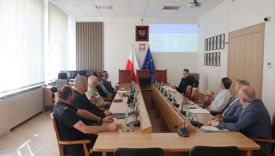 Punkty schronienia, bezpieczeństwo infrastruktury i szkolenia – posiedzenie Miejskiego Zespołu Zarządzania Kryzysowego - zdjęcie 1
