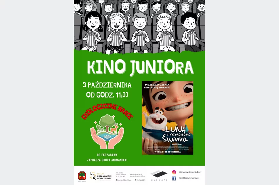 Ekologiczna przygoda z "Luną i rozgadaną świnką" w październikowym Kinie Juniora! - zdjęcie 2