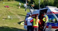 Poważny wypadek rowerzysty, wezwano LPR - zdjęcie 2