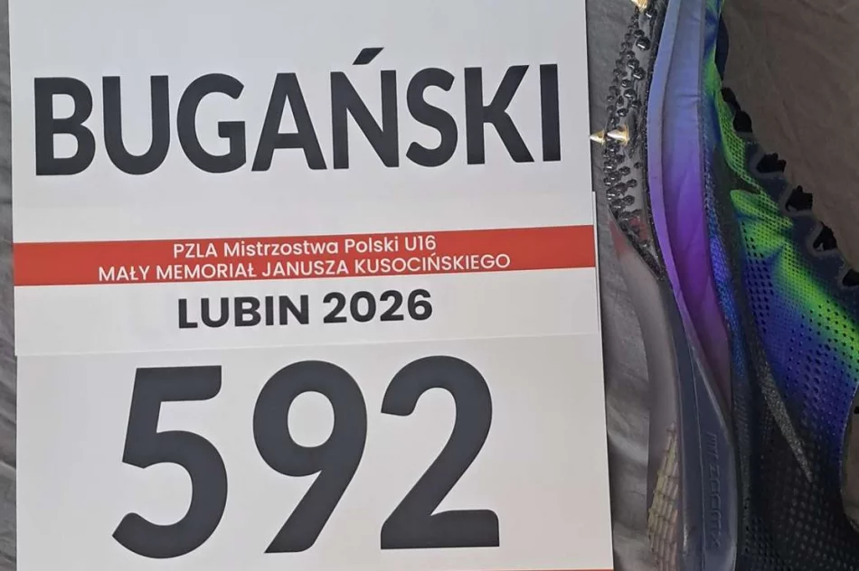 Jakub Bugański wicemistrzem Polski U16 w biegu na 1000 m z przeszkodami - zdjęcie 2