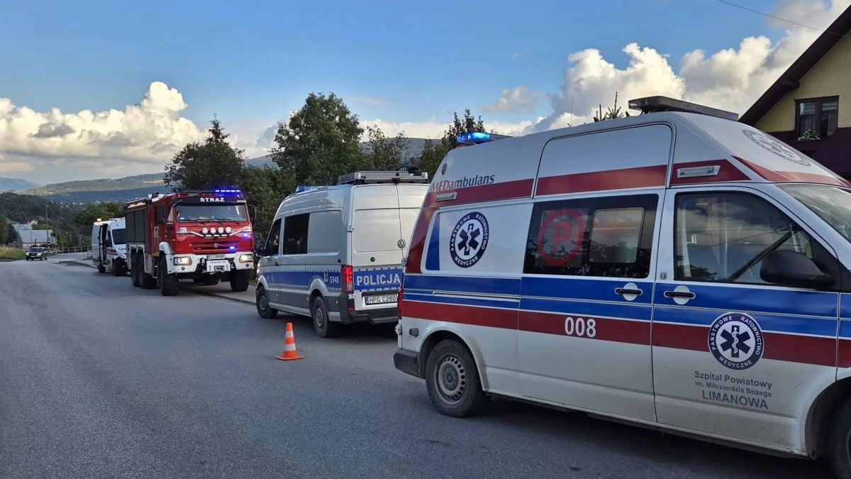 Wjechał w ogrodzenie i skrzynkę gazową. 72-latek w szpitalu
