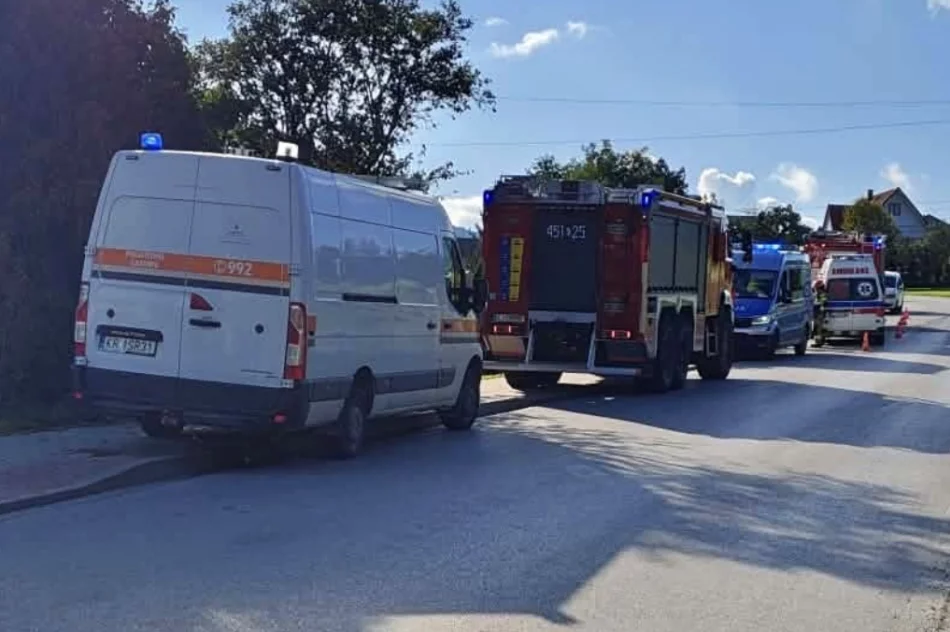 Wjechał w ogrodzenie i skrzynkę gazową. 72-latek w szpitalu - zdjęcie 2