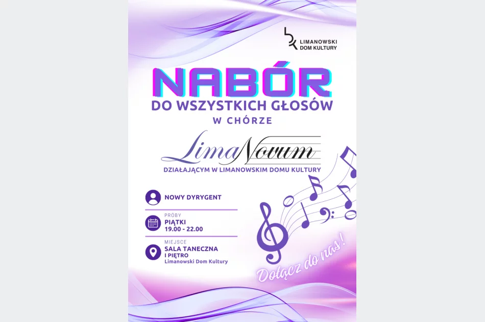Jesienny nabór do Chóru LimaNovum! - zdjęcie 2