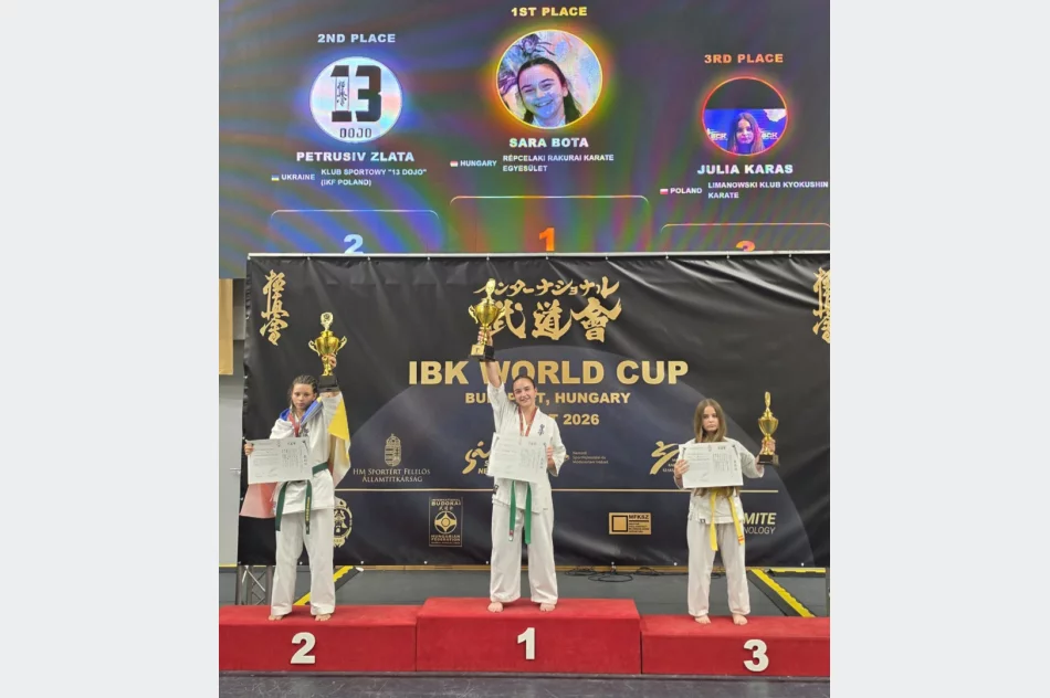 Cztery medale zawodników Limanowskiego Klubu Kyokushin Karate podczas Pucharu Świata w Budapeszcie - zdjęcie 2