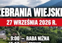 Zebrania wiejskie w czterech miejscowościach Gminy Mszana Dolna - zdjęcie główne
