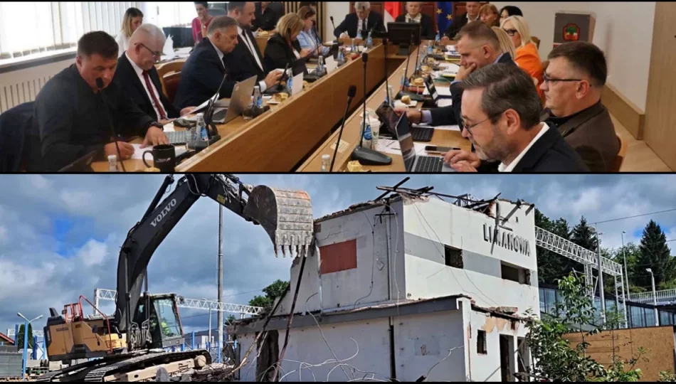 Spór o wyburzony dworzec. Wcześniej problemu nie było, teraz Rada Miasta apeluje  - zdjęcie 1