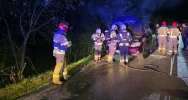 Samochód zapalił się w trakcie jazdy - zdjęcie 4