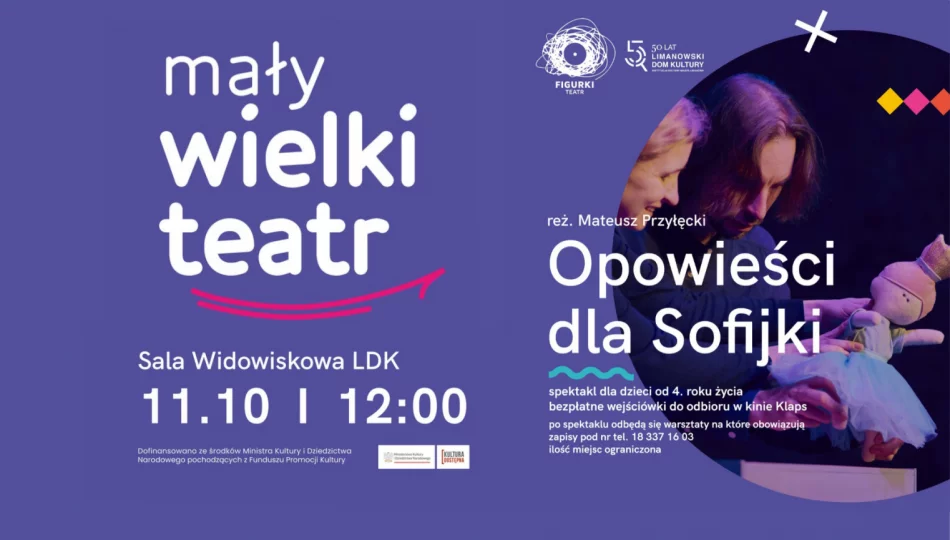 Królewna, która nie mogła przestać skakać. Teatr Figurki ponownie w Limanowej - zdjęcie 1