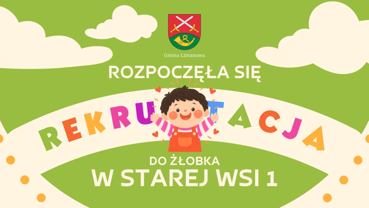 Rozpoczęła się rekrutacja do Żłobka w Starej Wsi 1