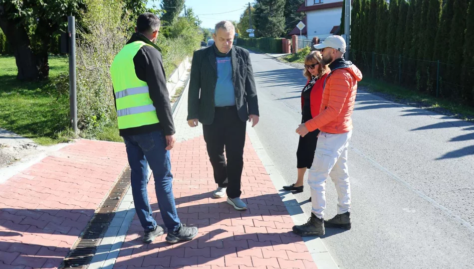 Odbiór inwestycji związanej z rozbudową ulicy Polnej - zdjęcie 1