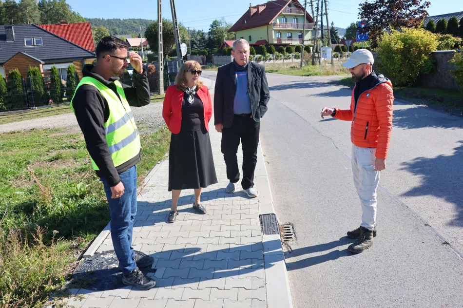 Odbiór inwestycji związanej z rozbudową ulicy Polnej - zdjęcie 9