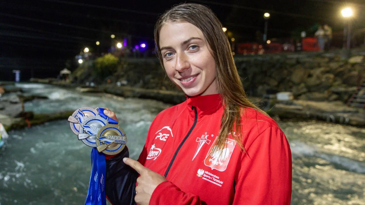 Klaudia Zwolińska z trzema medalami mistrzostw Europy. Mieszkanka Kłodnego z kompletem krążków/Fot. UG Limanowa.
