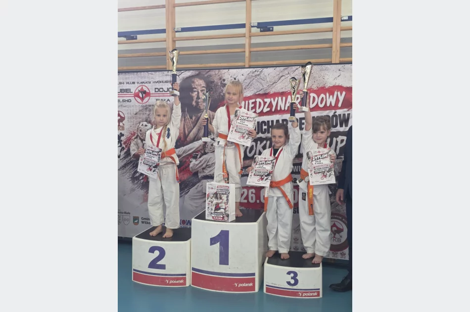 10 medali zawodników Limanowskiego Klubu Kyokushin Karate w Wilkowicach - zdjęcie 10