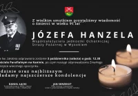 Kondolencje z powodu śmierci Józefa Hanzela współzałożyciela jednostki OSP w Wysokiem - zdjęcie główne