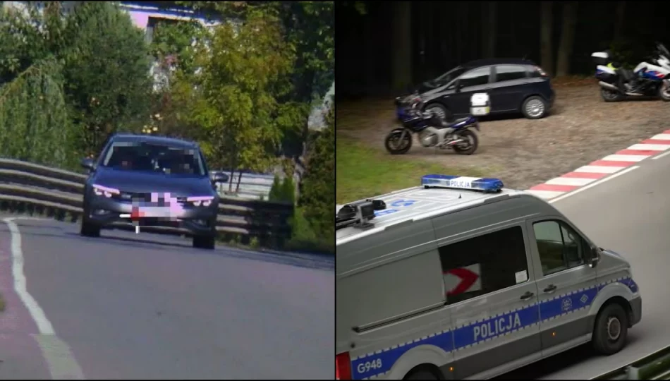 Akcja policji na trasie wyścigu - zdjęcie 1