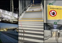 Zobacz stację i przejście pod torami. Windy nie działają, jest ponad 80 schodów (ZDJĘCIA) - zdjęcie główne