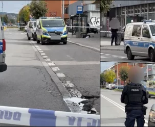Nożownik zastrzelony przez policję w Nowym Sączu - zdjęcie główne