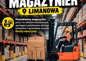 MAGAZYNIER | LIMANOWA - Zdjęcie główne
