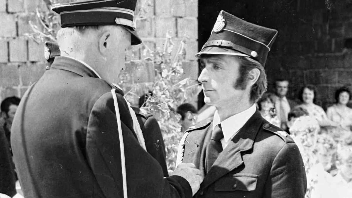 Kazimierz Nowak, wieloletni członek i współzałożyciel OSP Słopnice Górne
