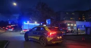 Pożar przy szpitalu, na miejscu 5 zastępów straży i policja - zdjęcie 4