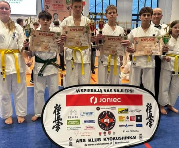 Cztery medale karateków ARS Limanowa – JONIEC Team na 42. Pucharze Polski Karate Kyokushin - Zdjęcie główne
