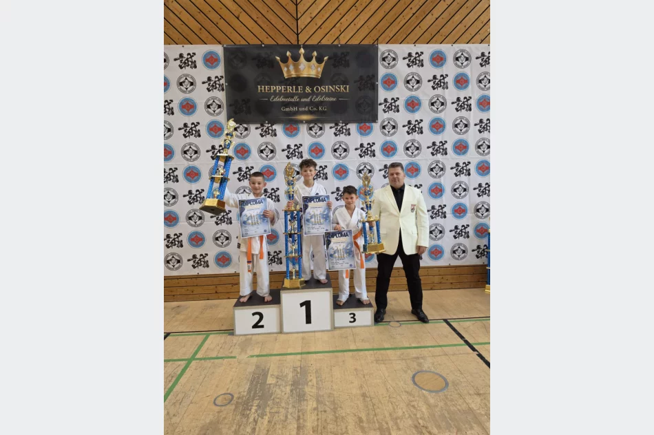 Sześć medali zawodników Limanowskiego Klubu Kyokushin Karate na Mistrzostwach Unii Europejskiej w Niemczech - zdjęcie 2
