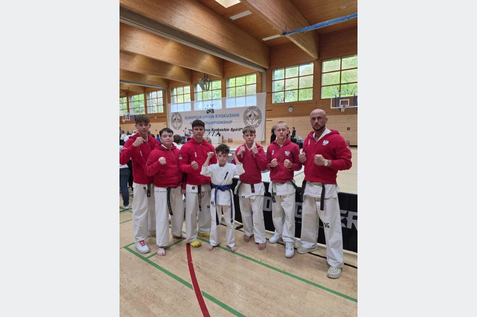 Sześć medali zawodników Limanowskiego Klubu Kyokushin Karate na Mistrzostwach Unii Europejskiej w Niemczech - zdjęcie 3