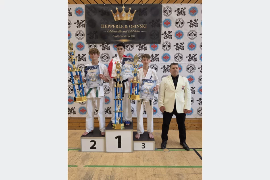 Sześć medali zawodników Limanowskiego Klubu Kyokushin Karate na Mistrzostwach Unii Europejskiej w Niemczech - zdjęcie 5