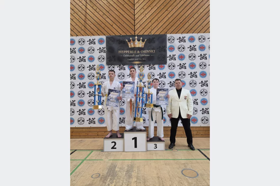 Sześć medali zawodników Limanowskiego Klubu Kyokushin Karate na Mistrzostwach Unii Europejskiej w Niemczech - zdjęcie 6